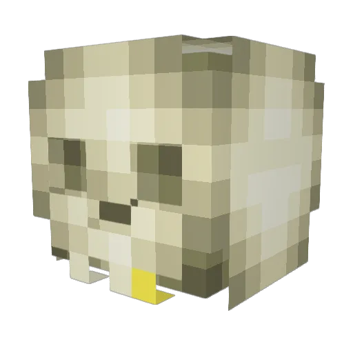 Noosh73 Minecraft avatar head, 3D render