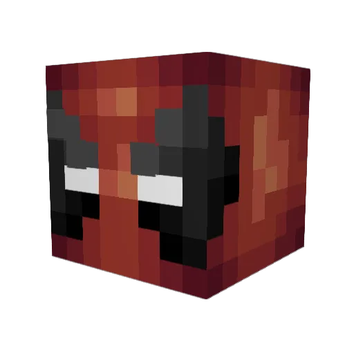 NootFX Minecraft avatar head, 3D render