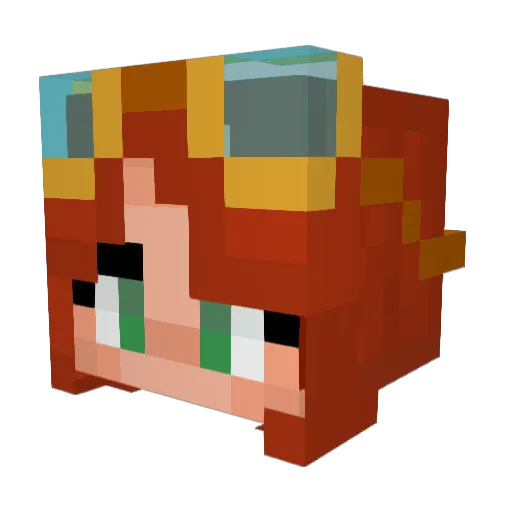 Noot_Doot Minecraft avatar head, 3D render