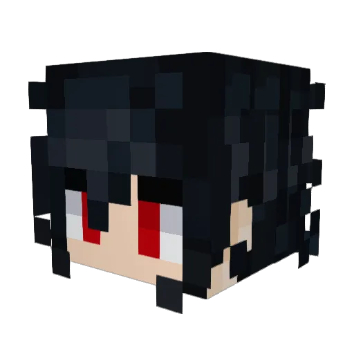 NopAGoGo4real Minecraft avatar head, 3D render