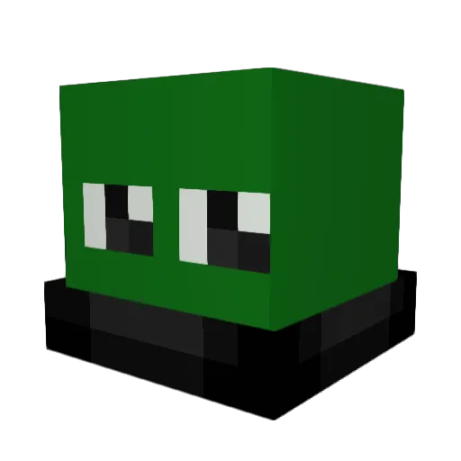 NopeDeBrink Minecraft avatar head, 3D render