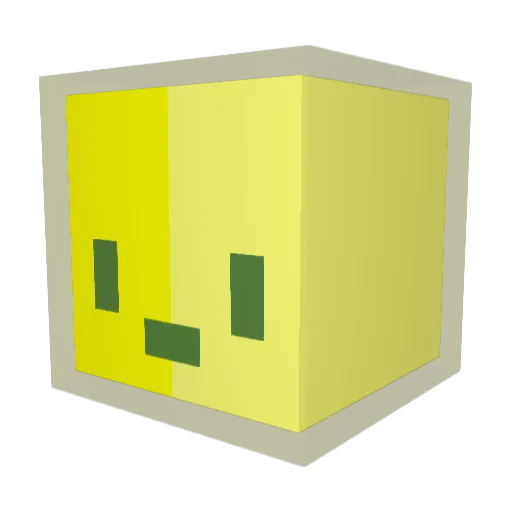 NopeDudy Minecraft avatar head, 3D render