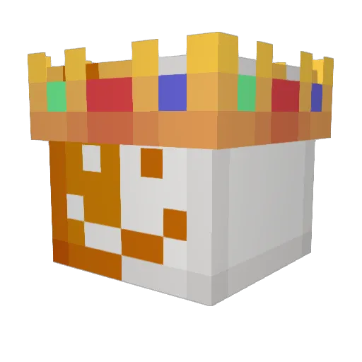 NopeTheGreatest Minecraft avatar head, 3D render