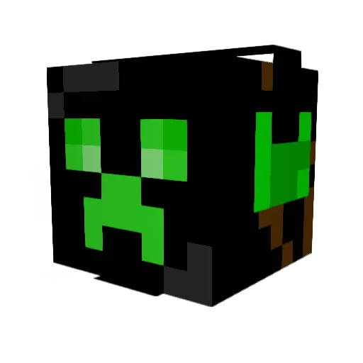 Nopev3 Minecraft avatar head, 3D render