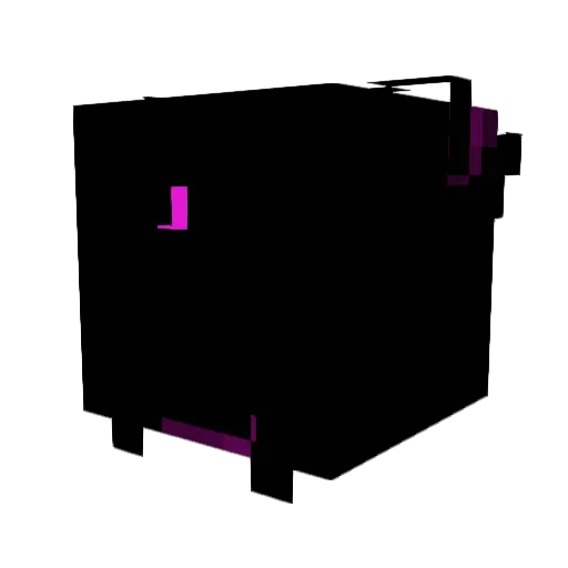Nopieeee Minecraft avatar head, 3D render