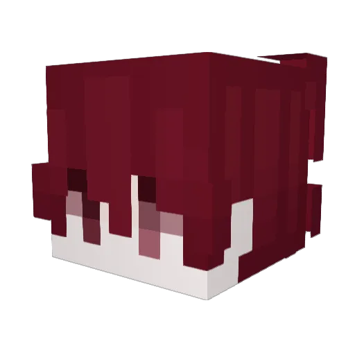 Noppo_MumMum Minecraft avatar head, 3D render