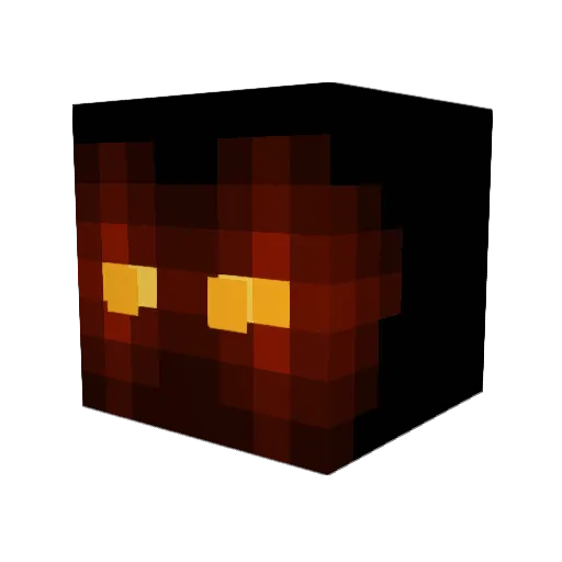 Nopz Minecraft avatar head, 3D render