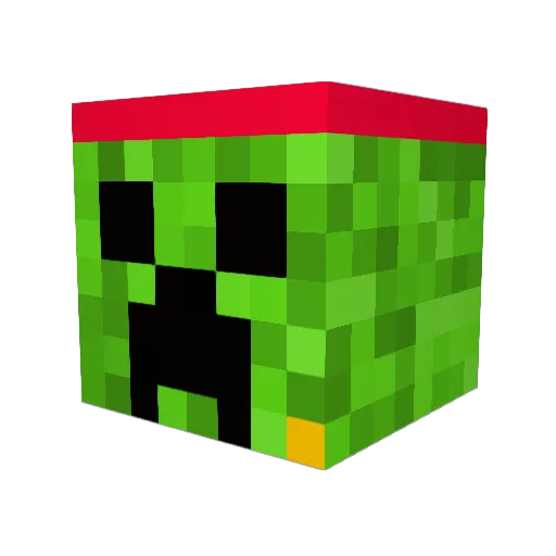 NorALTS Minecraft avatar head, 3D render