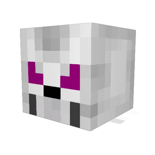 NorAero Minecraft avatar head, 3D render
