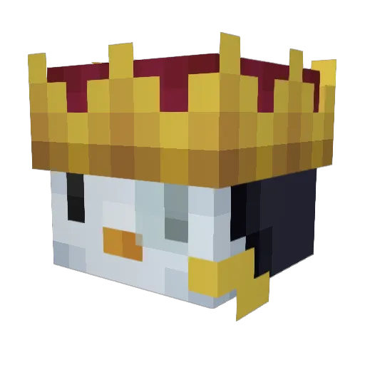 NorLeik Minecraft avatar head, 3D render