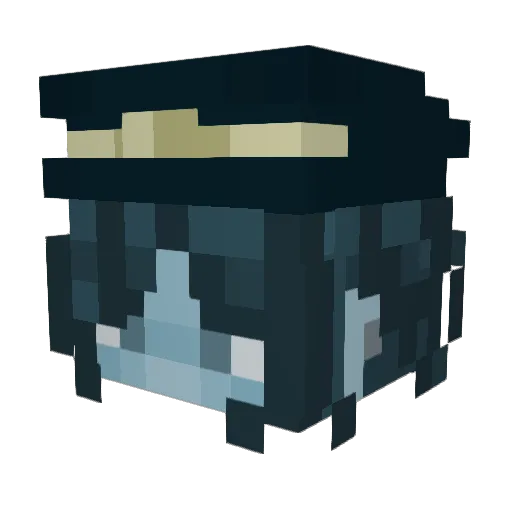 Nor_03 Minecraft avatar head, 3D render