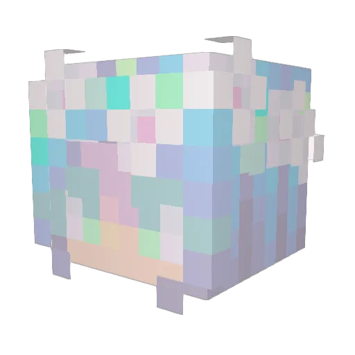 Nora456 Minecraft avatar head, 3D render