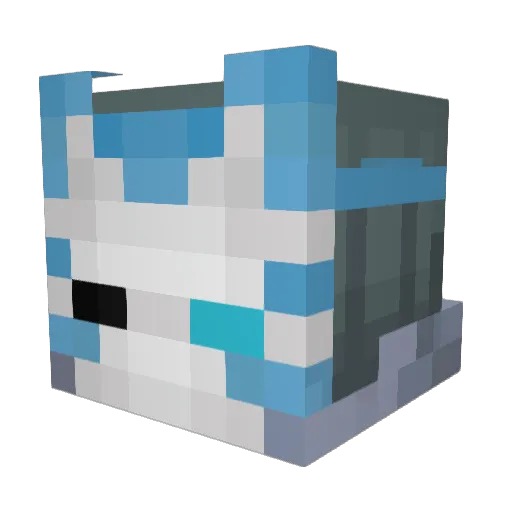 Noragomi Minecraft avatar head, 3D render