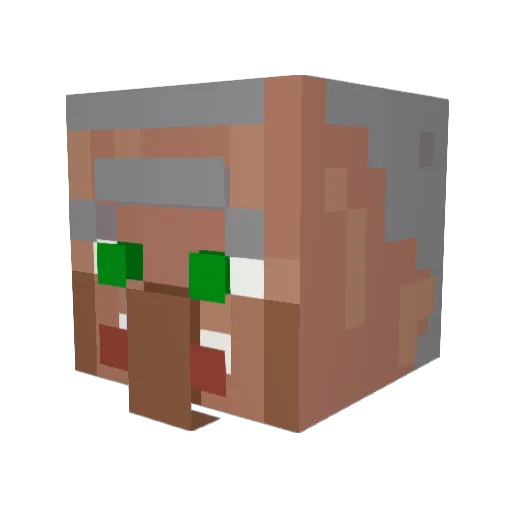 Norb__ Minecraft avatar head, 3D render