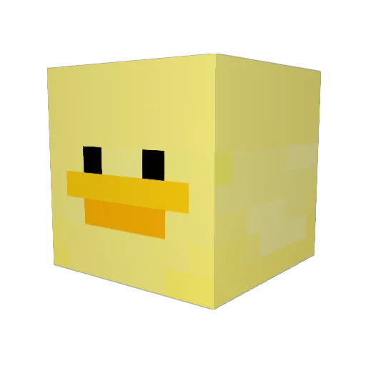 Norbertthebear Minecraft avatar head, 3D render