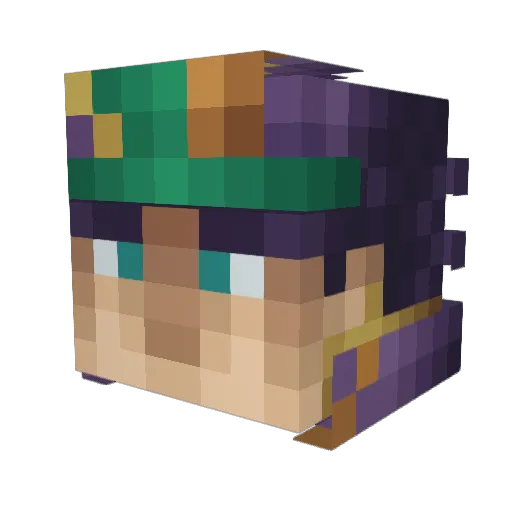 Norbi271 Minecraft avatar head, 3D render