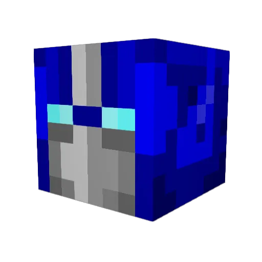 Norcol8 Minecraft avatar head, 3D render
