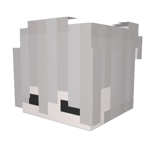 NordGG Minecraft avatar head, 3D render