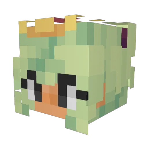 Nordeltus902 Minecraft avatar head, 3D render
