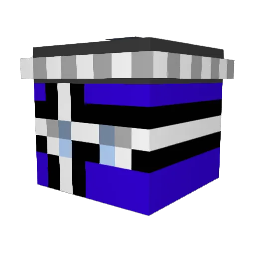 NordicEstonia Minecraft avatar head, 3D render