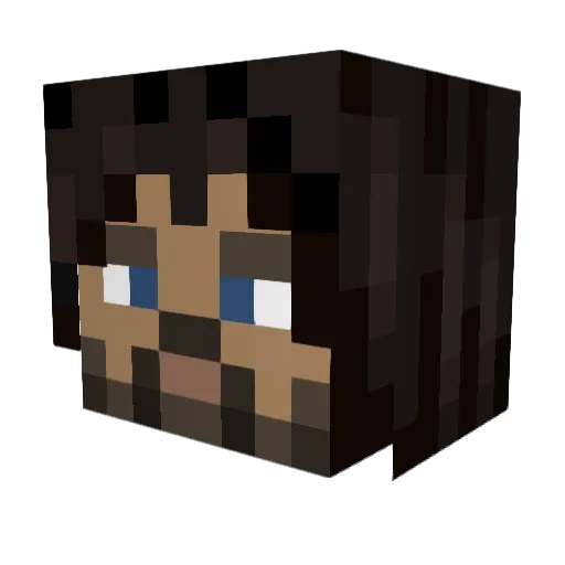 Nordic_Rocket Minecraft avatar head, 3D render