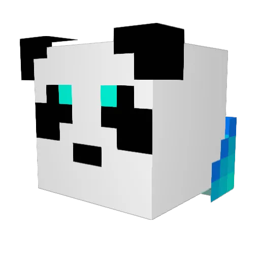 NordogB Minecraft avatar head, 3D render