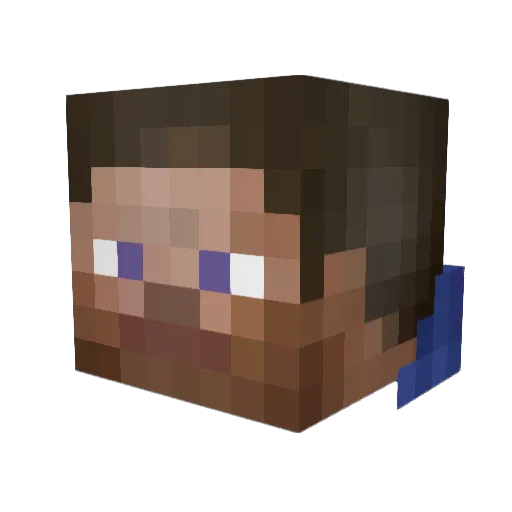 Nordska25 Minecraft avatar head, 3D render