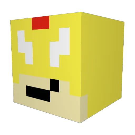 Noremac110 Minecraft avatar head, 3D render