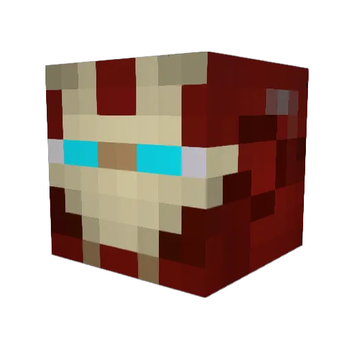Noremac2004 Minecraft avatar head, 3D render