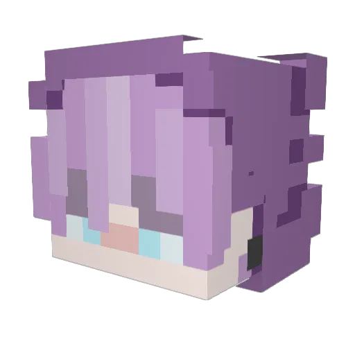 Norendd21 Minecraft avatar head, 3D render