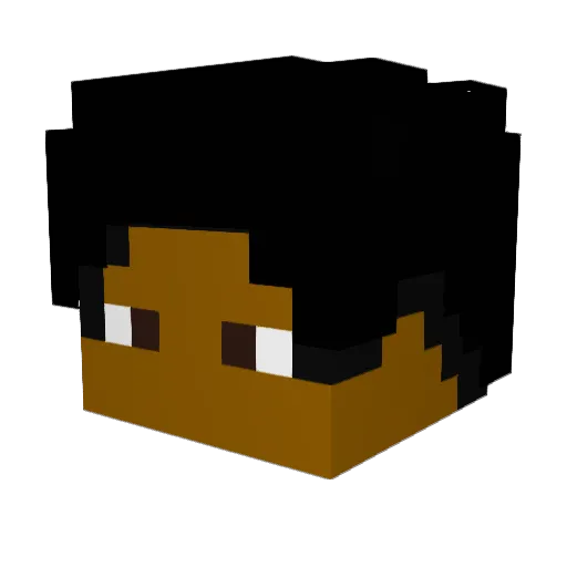 Nori84 Minecraft avatar head, 3D render