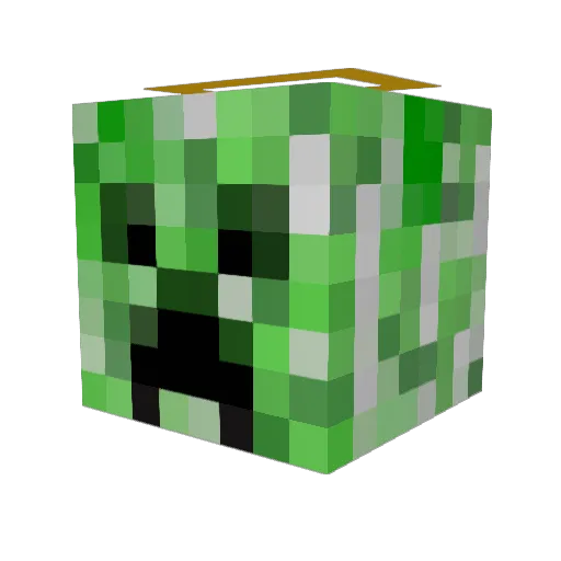 NoriYoshitake Minecraft avatar head, 3D render