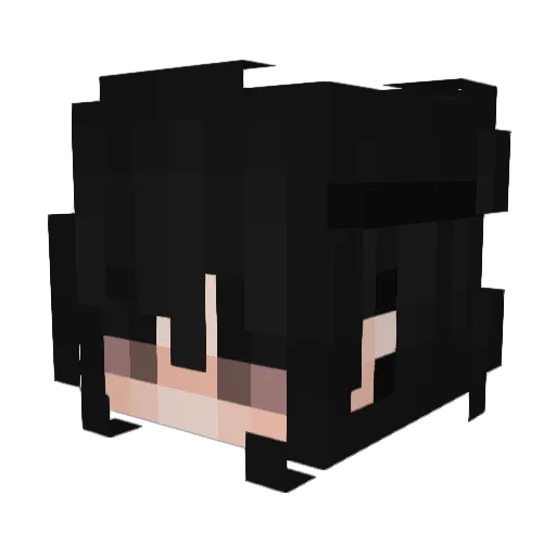 Noriaky Minecraft avatar head, 3D render