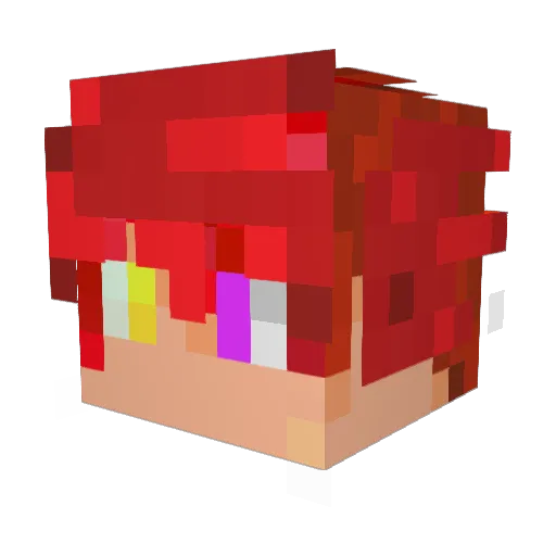 Norisuke1109 Minecraft avatar head, 3D render