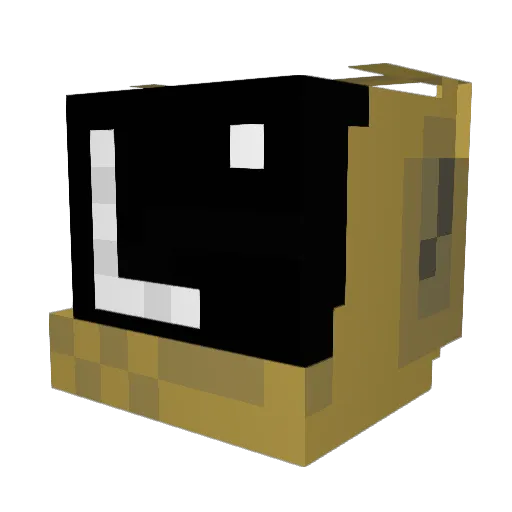 Norkup Minecraft avatar head, 3D render