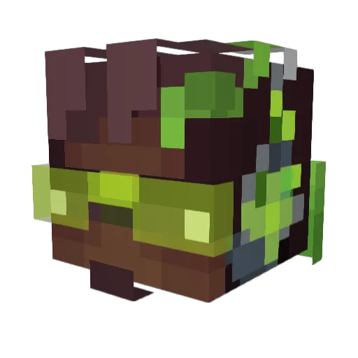 Norlen Minecraft avatar head, 3D render