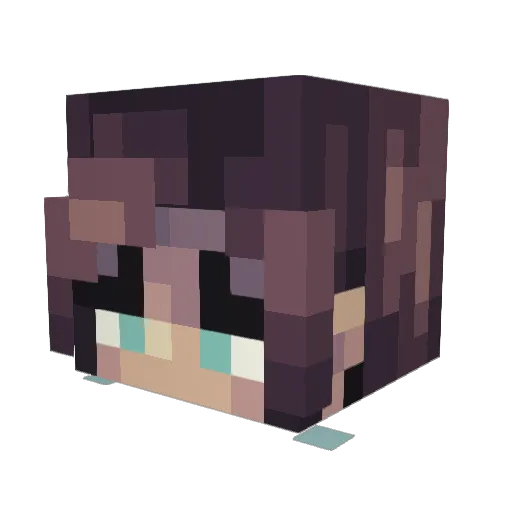 Norlington Minecraft avatar head, 3D render