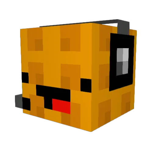 NormStorm3000 Minecraft avatar head, 3D render