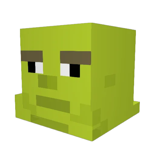 NormalHedgehog1 Minecraft avatar head, 3D render