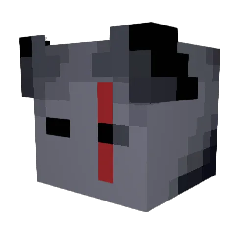 NormalLilboy Minecraft avatar head, 3D render