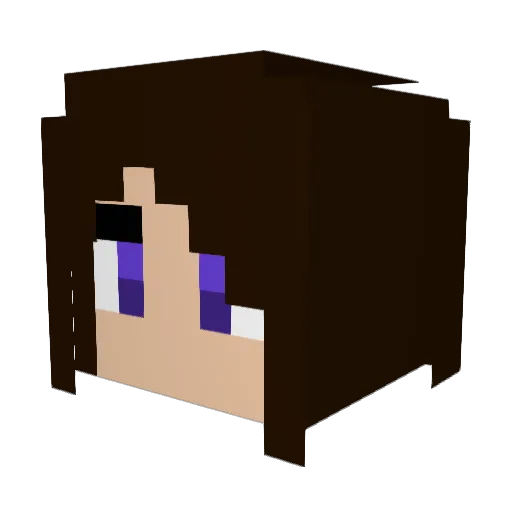 Normalahe Minecraft avatar head, 3D render