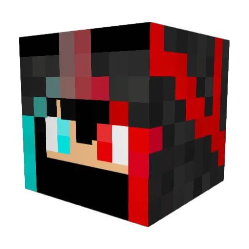 Normality117 Minecraft avatar head, 3D render