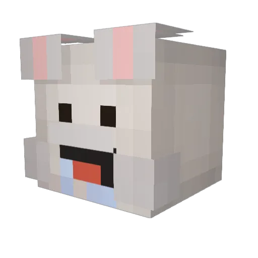 NormaniIL Minecraft avatar head, 3D render
