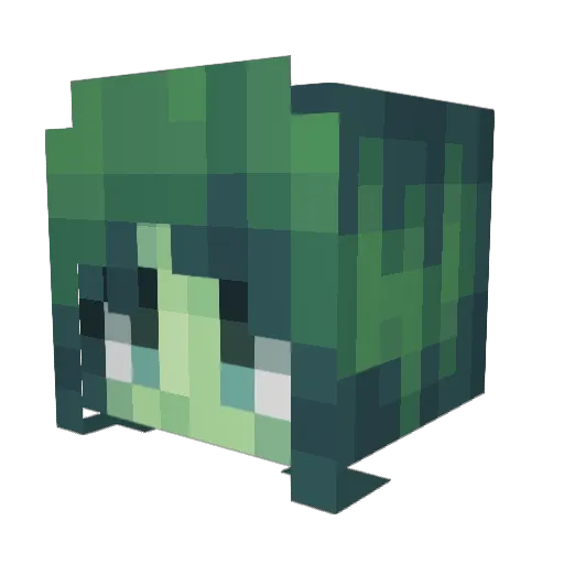 Normi__ Minecraft avatar head, 3D render