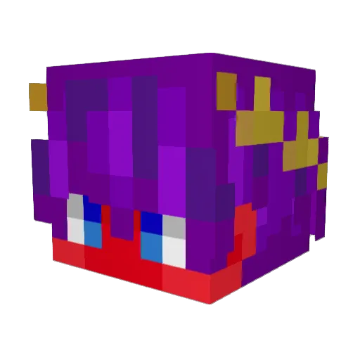 Normin_Pazzy Minecraft avatar head, 3D render
