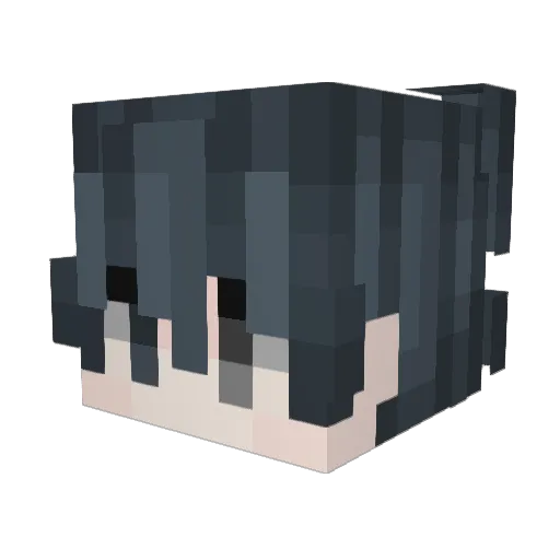 Normyi Minecraft avatar head, 3D render