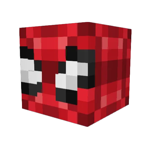 NorohXIII Minecraft avatar head, 3D render