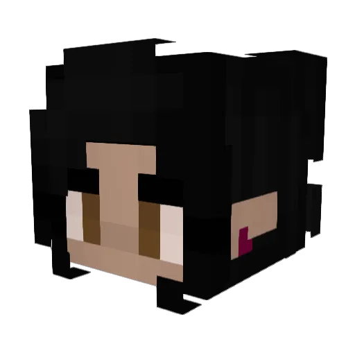 Norphane Minecraft avatar head, 3D render