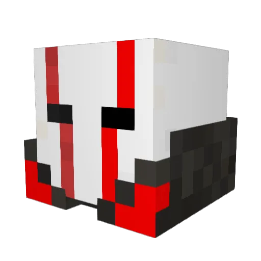 Norrey Minecraft avatar head, 3D render