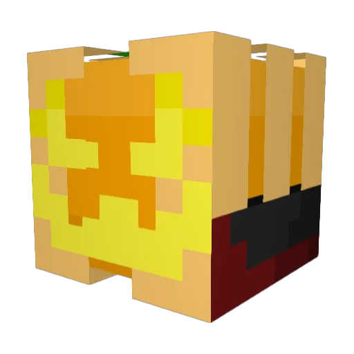 NorseWitch Minecraft avatar head, 3D render